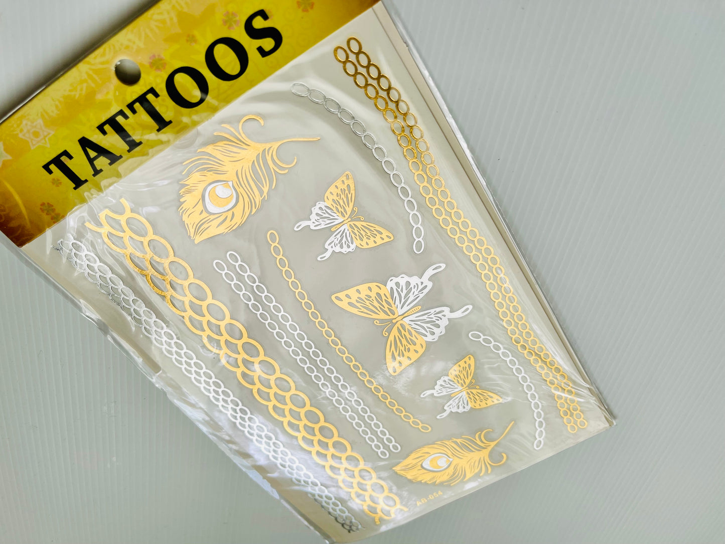 Tattoo Stickers - Golden Butterfly