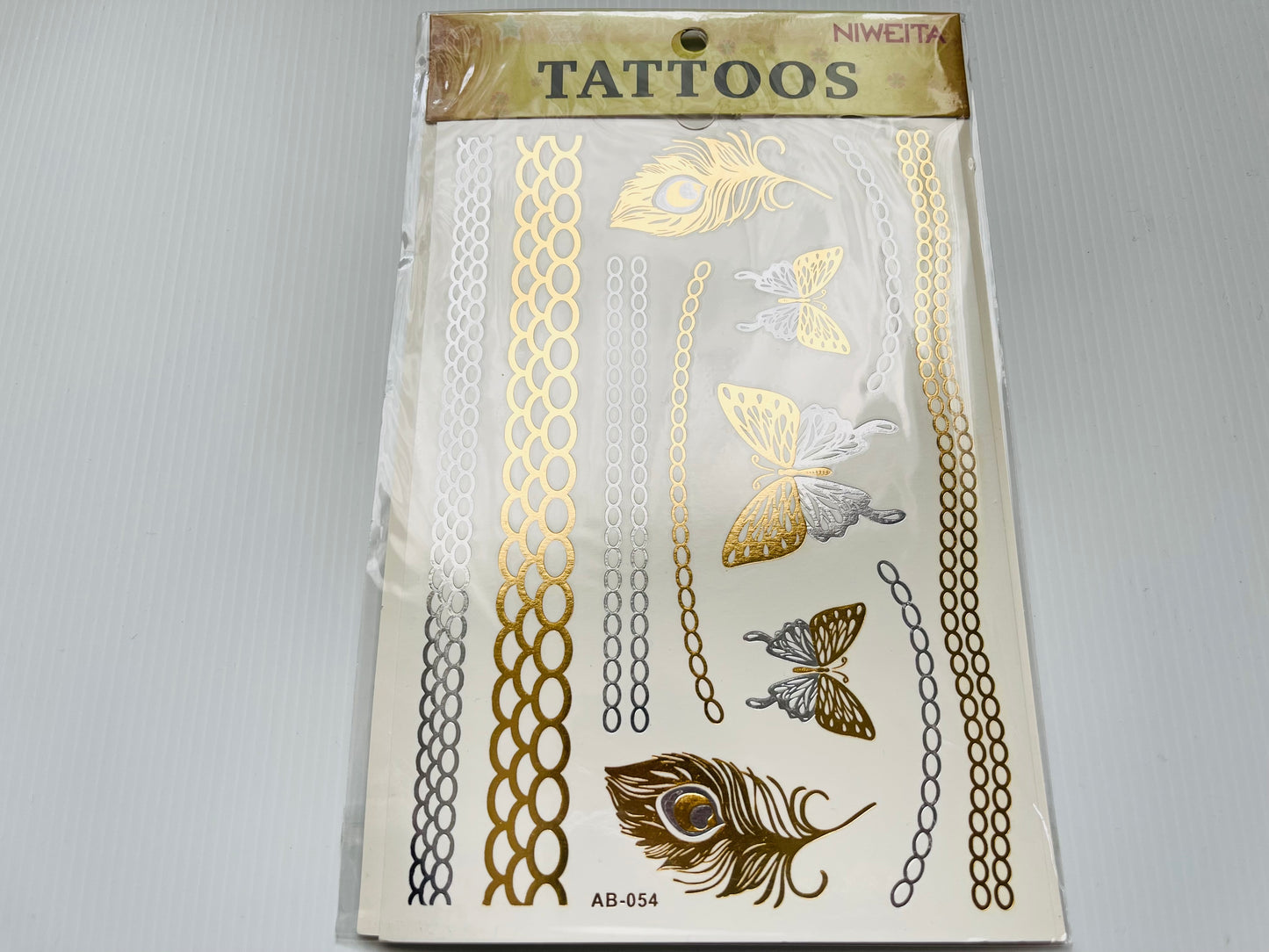 Tattoo Stickers - Golden Butterfly