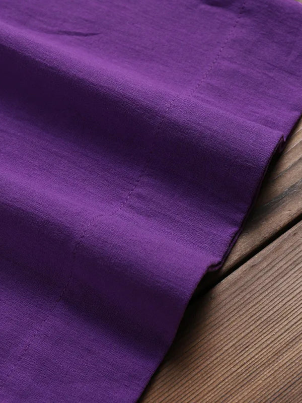 Women's High Waist Linen Pants