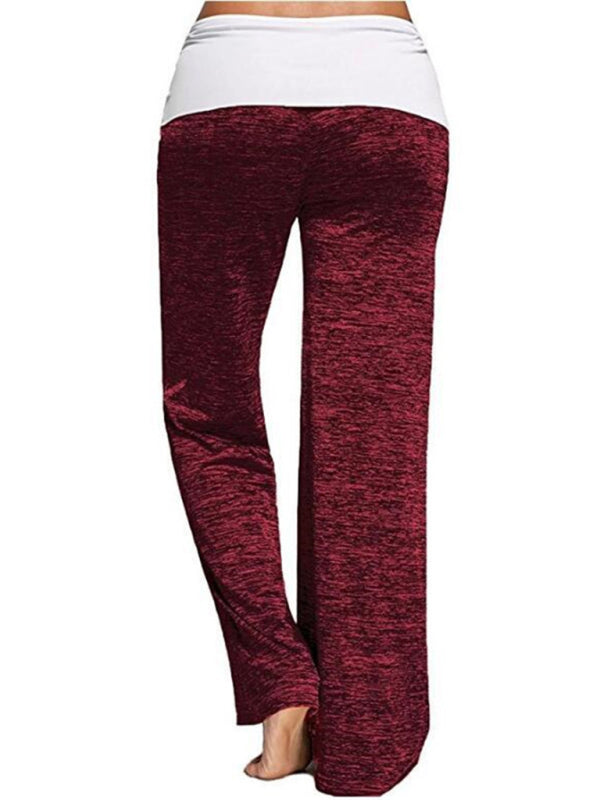 Women's Wide-leg Drawstring Yoga Pants