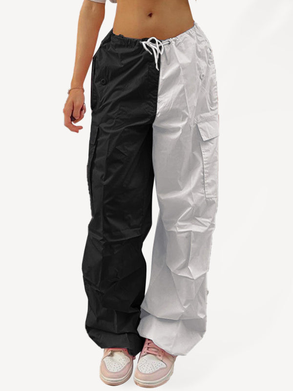 Women's Mixed Media Cargo Pants