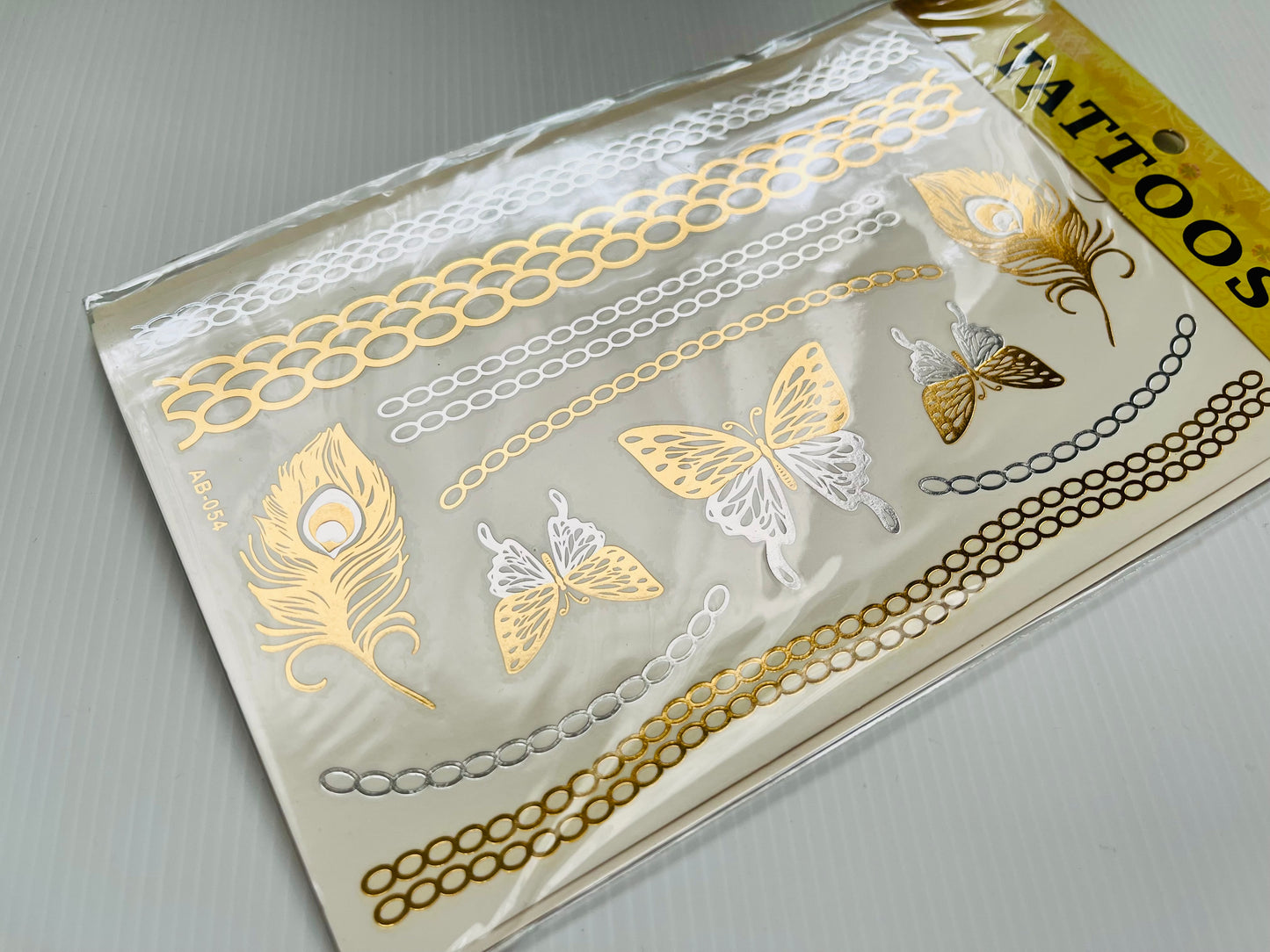 Tattoo Stickers - Golden Butterfly