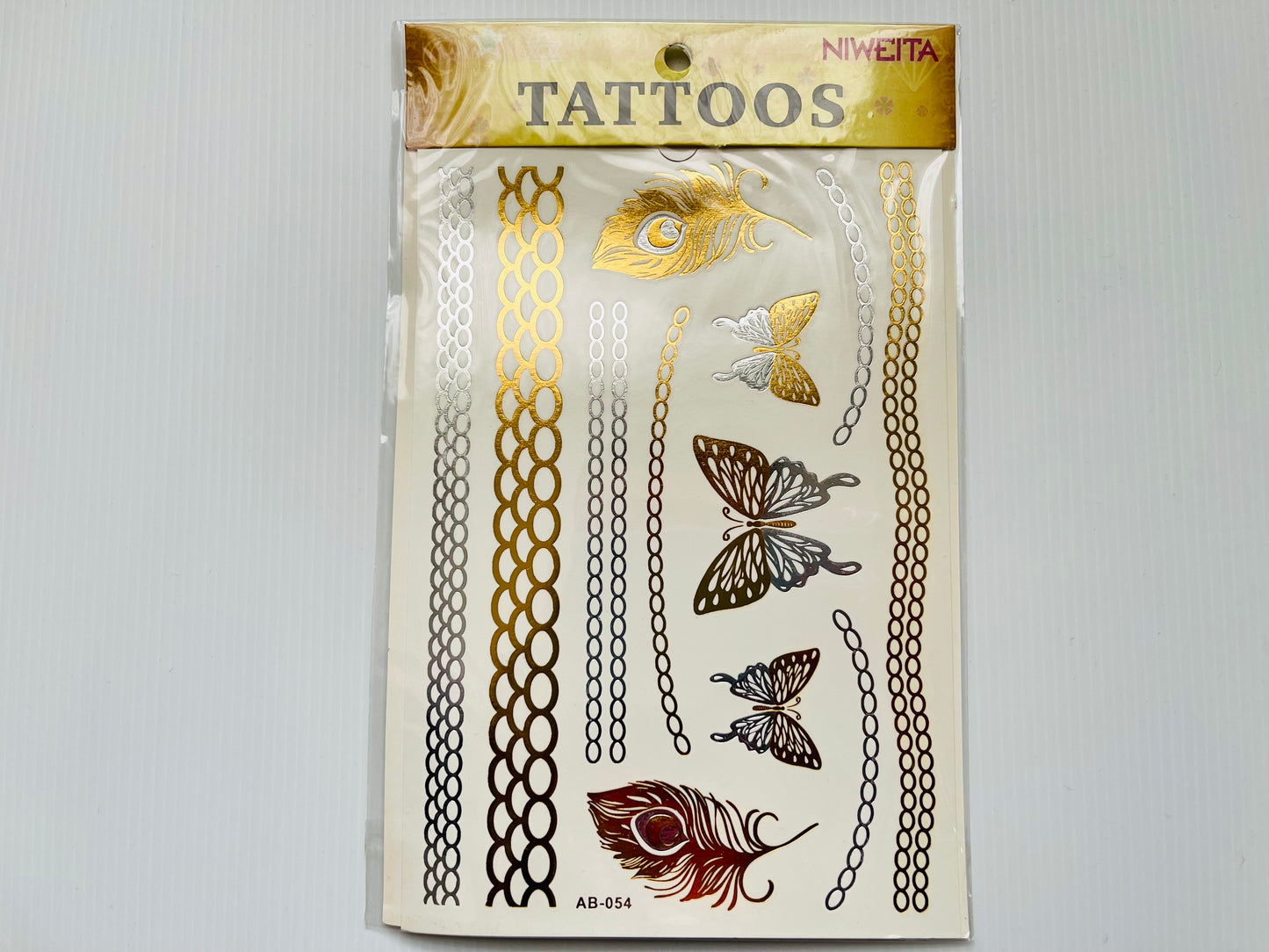Tattoo Stickers - Golden Butterfly